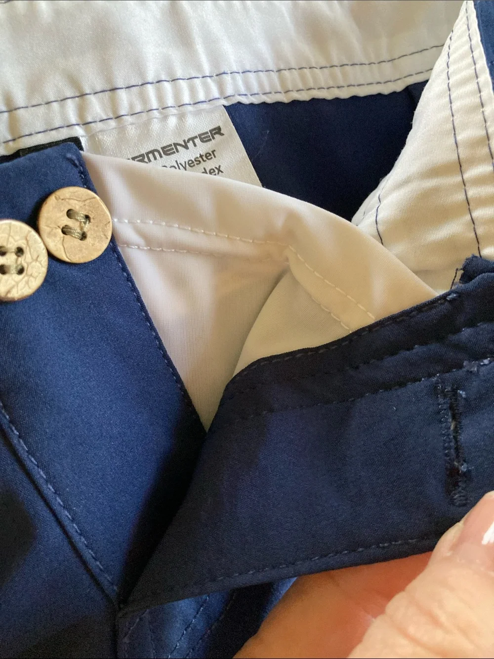 Women's Tormenter navy blue swim shorts size 10